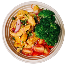 Thai Bowl_yum crispy chicken
